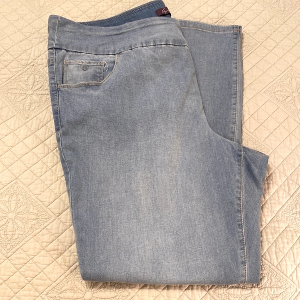 Gloria Vanderbilt Amanda pull on stretch jeans, 18W